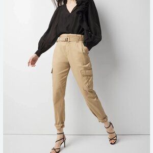 nwt WHITE HOUSE BLACK MARKET pret cargo high rise utility pants 2 reg